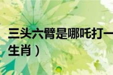 三头六臂打一个生肖